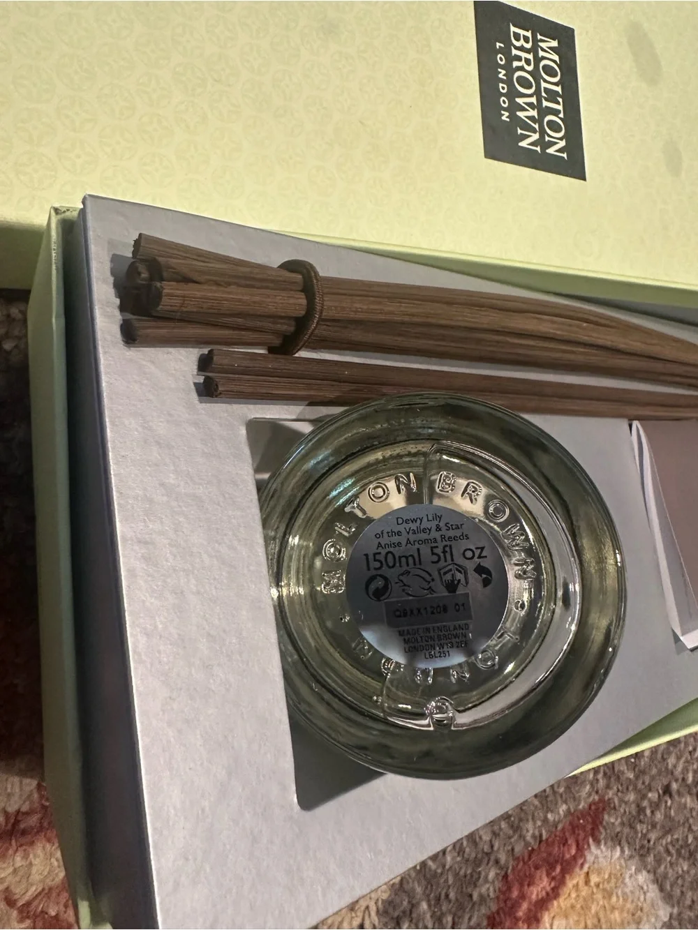 Molton Brown Reed Diffuser - Dewy Lily Scented Home Fragrance